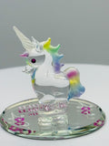 My Little Unicorn Figurine | Glass Fantasy Collectible Gift Décor