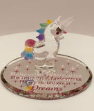 Unicorn collectible figurine for fairy-tale themed décor