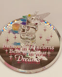 Believe in Unicorns Glass Figurine | Handcrafted Unicorn Fantasy Décor