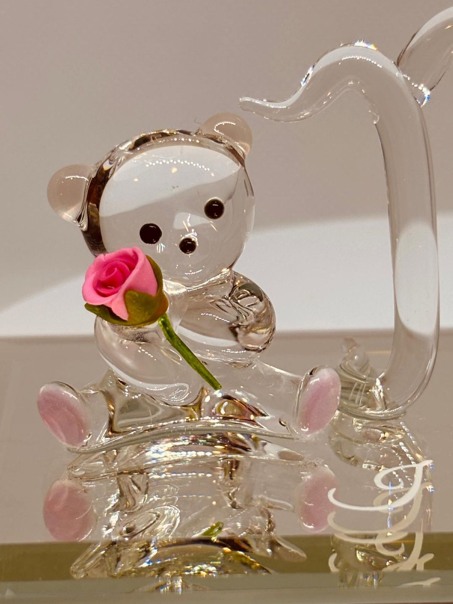 Mom Bear Figurine | I Love You Mom Gift | Cute Bear Decor | Mother's Day Present