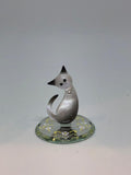 Siamese Cat Figurine Handcrafted Cat Statue Christmas Gift, Deck Décor Cat Lovers Gift