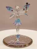 Fairy “Believe” Glass Figurine | Crystal Wing Fairy Fantasy Décor Gift