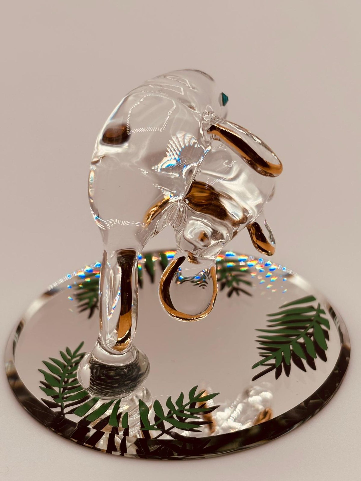 Manatee with Baby Glass Figurine | Coastal Ocean Decor for Sea Life Lovers