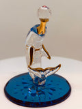 Handcrafted Glass Dolphin Figurine with Crystal Ball Ocean Collectible Gift