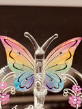 Rainbow Butterfly Glass Figurine | I Love You Gift with Crystals