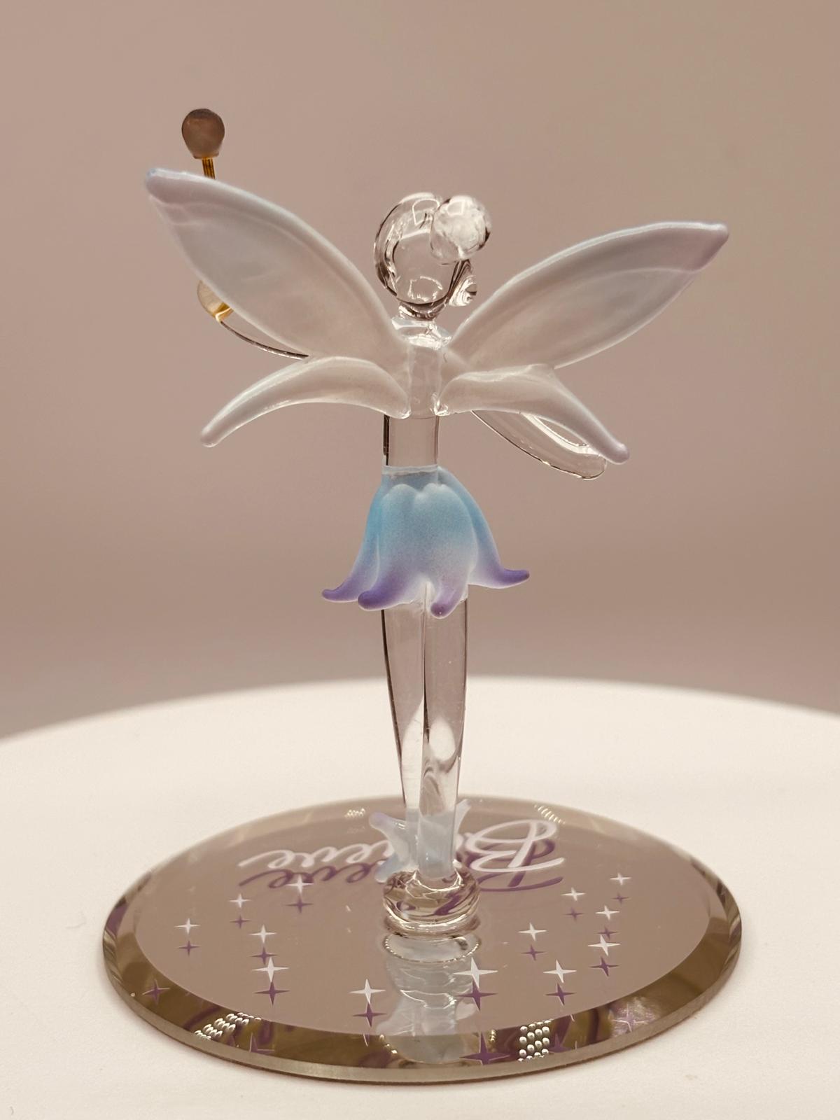 Fairy “Believe” Glass Figurine | Crystal Wing Fairy Fantasy Décor Gift