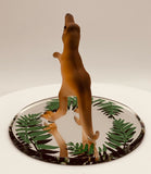T-Rex Glass Figurine | Dinosaur Collectible Display Nature Décor