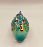 Classy Duck Glass Figurine | Colorful Collectible Animal Decor & Gift