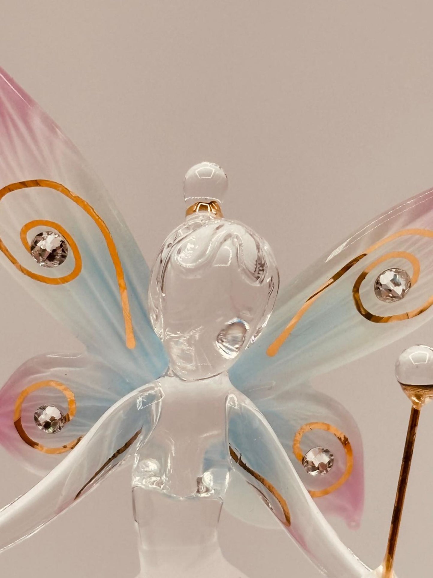 May All Your Dreams Come True Fairy | Glass Fairy Figurine Décor