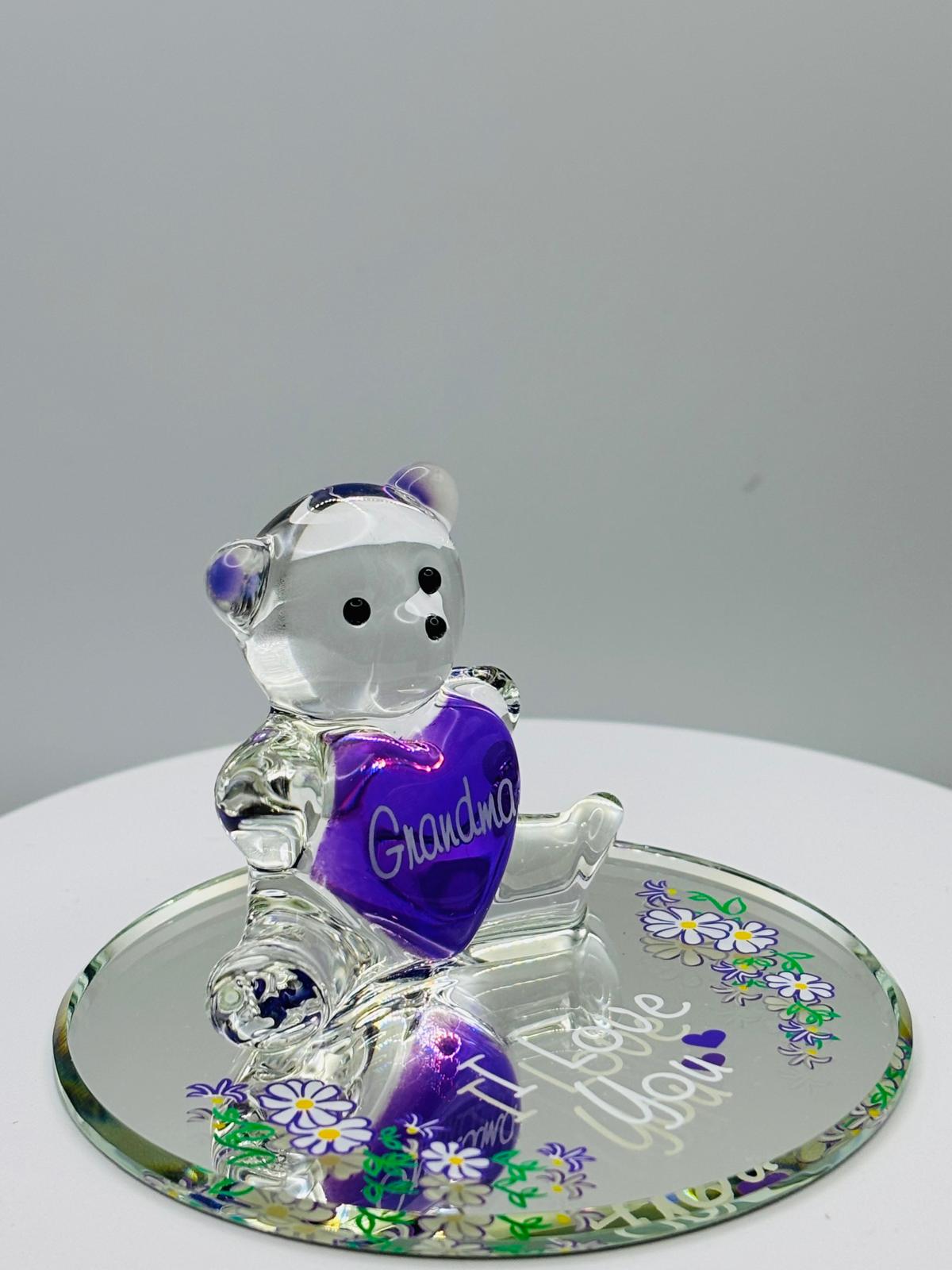 Grandma Bear Figurine | Handcrafted Gift for Grandma Birthday Mother’s Day