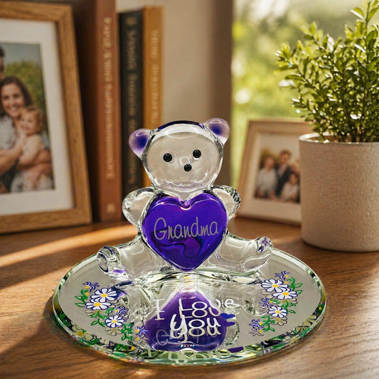 Grandma Bear Figurine | Handcrafted Gift for Grandma Birthday Mother’s Day