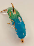 Paradise Dolphin Glass Figurine Handcrafted Ocean Theme Decor