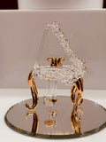 Glass Piano Figurine | Music Collectible Display Home Décor