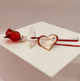 Red Rose “Wonderful Mom” Figurine | Wife Gift Glass Flower Décor