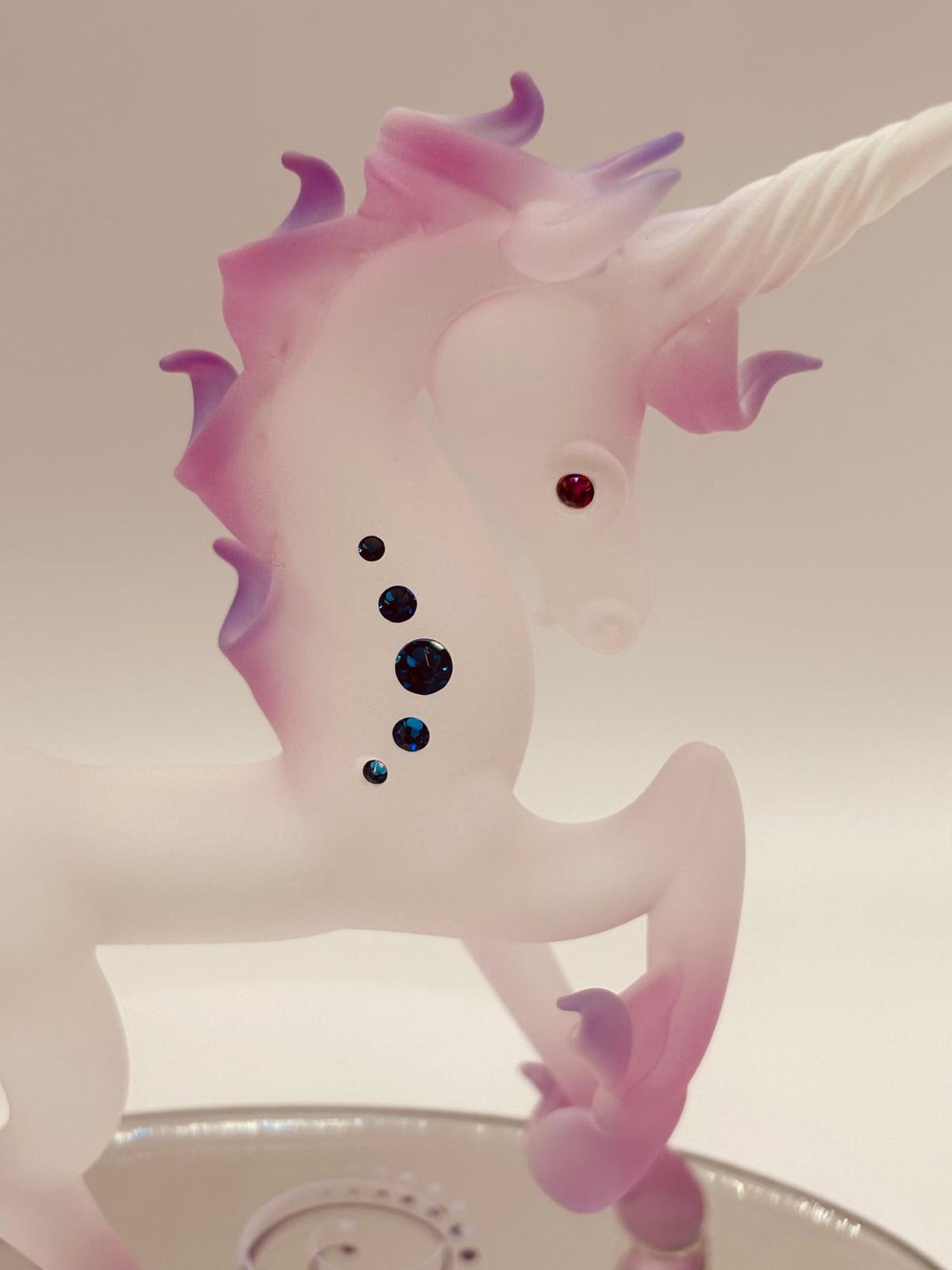 Magical Unicorn Glass Figurine | Handcrafted Fantasy Decor for Unicorn Lovers