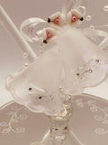 Anniversary Heart Glass Figurine | Romantic “Happy Anniversary” Gift with Bells