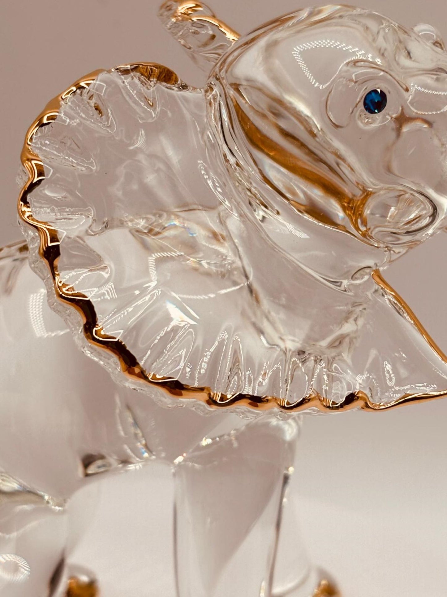 Glass Elephant Figurine Gift | Lucky Elephant Decor Good Luck Gift