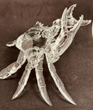 Glass Crab Figurine | Coastal Ocean Display Beach Décor
