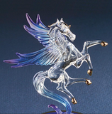 Glass Celestial Pegasus, Crystals Pegasus Figurine, Handmade Gift, Christmas Gift For Horse Lovers, Home Decor