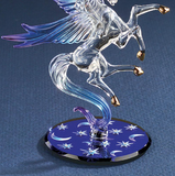 Glass Celestial Pegasus, Crystals Pegasus Figurine, Handmade Gift, Christmas Gift For Horse Lovers, Home Decor