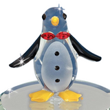 Mr. Penguin Figurine, Handcrafted Glass Penguin, Anniversary Gift, Gift For Him, Gift For Her