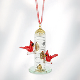 Cardinal Feeder Ornament, Handmade Cardinal Lovers Figurine, Hanging Ornament, Bird Feeder Décor Cardinal Gifts