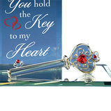 Key to my Heart Figurine, Handmade Anniversary gift, Romantic Gift for Couple