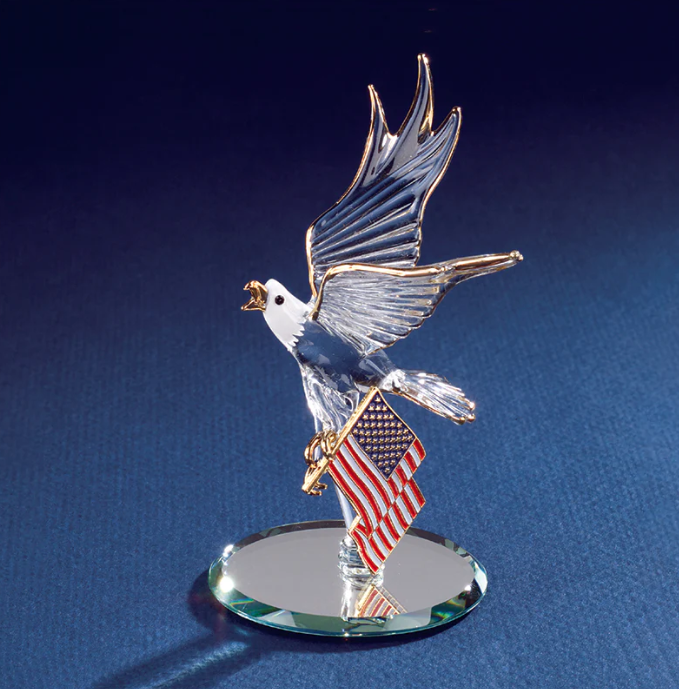 Handcrafted USA Eagle, Eagle With American Flag, USA, Patriotic, United States