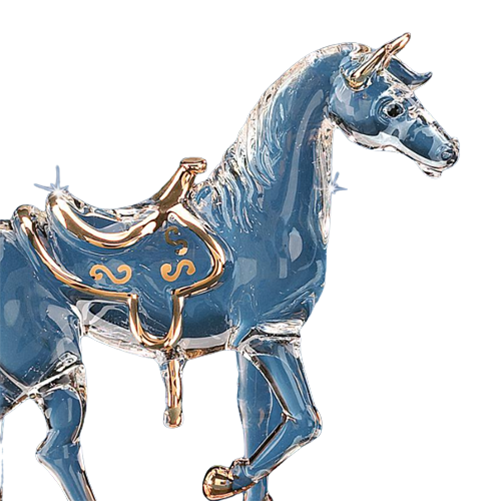 Horse Figurines, Handcrafted Glass Sculptures, Home Decoration, Gift Ideas