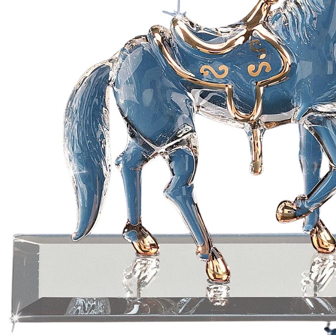 Horse Figurines, Handcrafted Glass Sculptures, Home Decoration, Gift Ideas