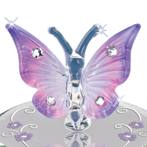 Lavender Butterfly, Handcrafted Crystals Figurine, Handmade Butterfly, Mother’s Day, Holiday Gift, Home Decor