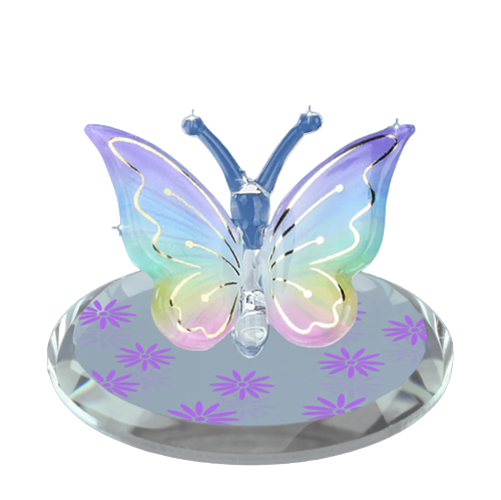 Crystal Butterfly, Handcrafted Butterfly Figurine, Home Decor Christmas, Mother's Day Gift