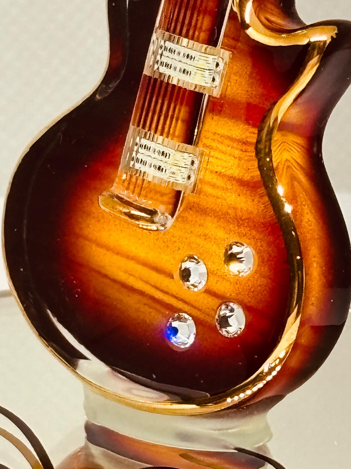 Classic Tobacco Burst Guitar Figurine Handcrafted Music Decor Gift