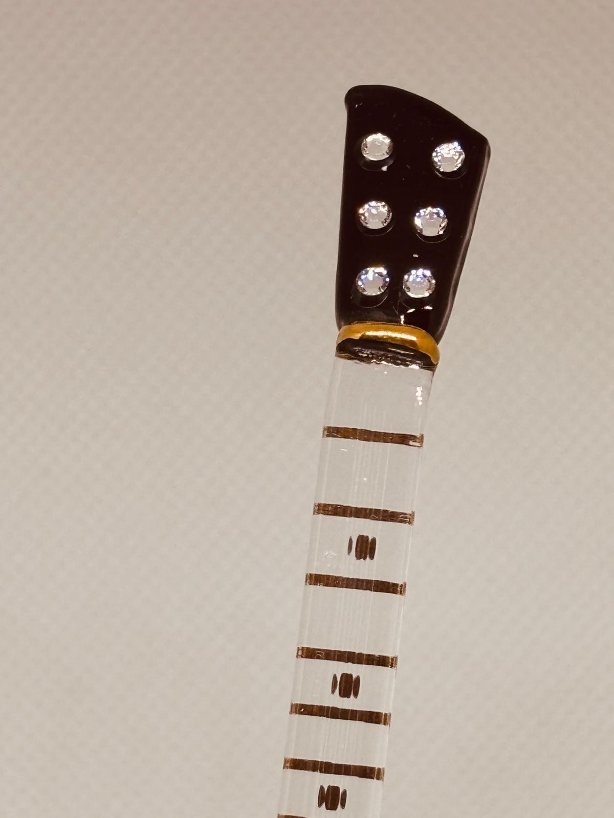 Smokin’ Hot Classic Guitar Figurine Handcrafted Music Decor Gift