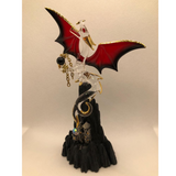 Black Dragon, Castle Mountain Dragon, Dragon Statue, Handcrafted Dragon, Fantasy Gifts