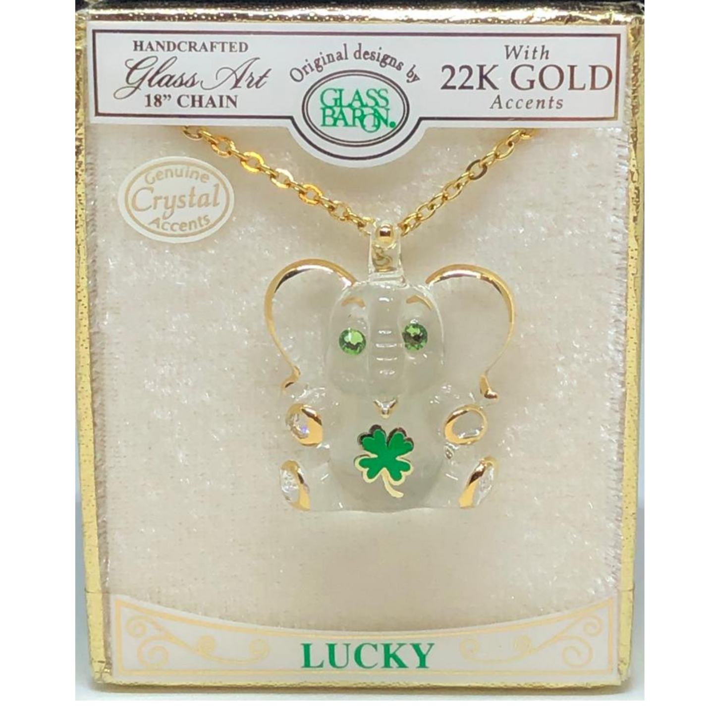 Lucky Elephant Necklace Gold Pendant Good Luck Jewelry Elephant Charm Jewelry