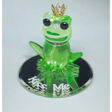 Frog Figurine, Handcrafted Miniature Frog, Frog Animal Statue, Gift for Frog Lovers, Home Decorations