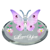 Handcrafted Glass Butterfly Love you Home Decor Gifts