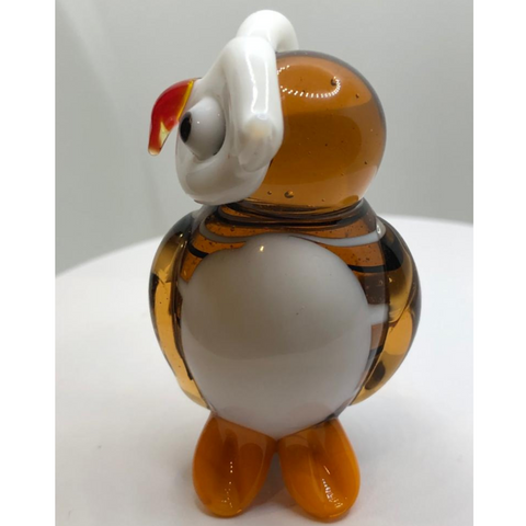 Milano Owl Art Glass Animals Handcrafted Collectible Figurine