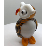 Milano Owl Art Glass Animals Handcrafted Collectible Figurine