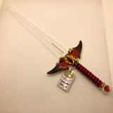 Handcrafted Glass Sword Dragon Figurine Home Decor Gift