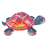 Sunrise Turtle, Glass Colored Turtle Figurine, Crystal Turtle, Ocean Theme, Gifts for Him/Her, Home Decor