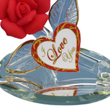 Red Rose I Love You Figurine Anniversary Valentine's Holiday Gift Home