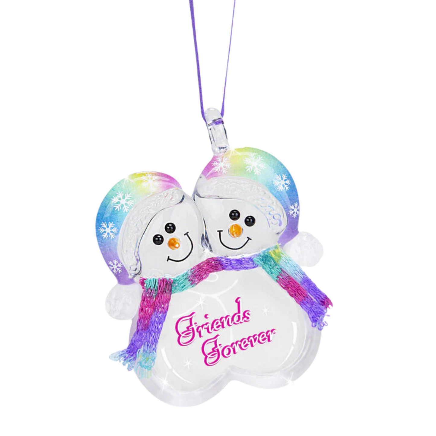 Snow Friends Ornament | Handcrafted Snowman Friends Christmas Gift