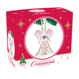 “I’m Blessed” Angel Ornament | Inspirational Glass Display Décor