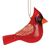 Cardinal Ornament | Glass Bird Nature Display Holiday Décor