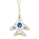 Handcrafted U.S. Air Force F-15 Jet Christmas ornament