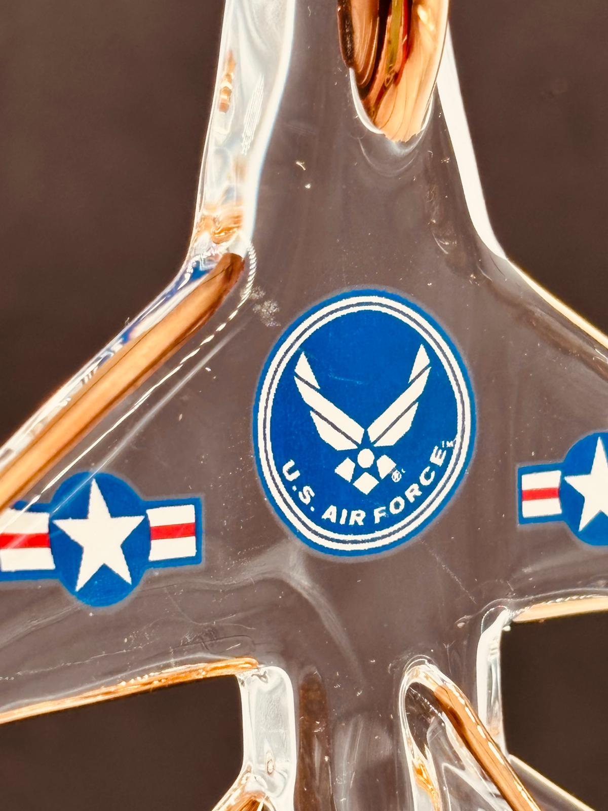 Air Force F-16 Jet Ornament Military Jet Christmas Ornament Gift for Airman