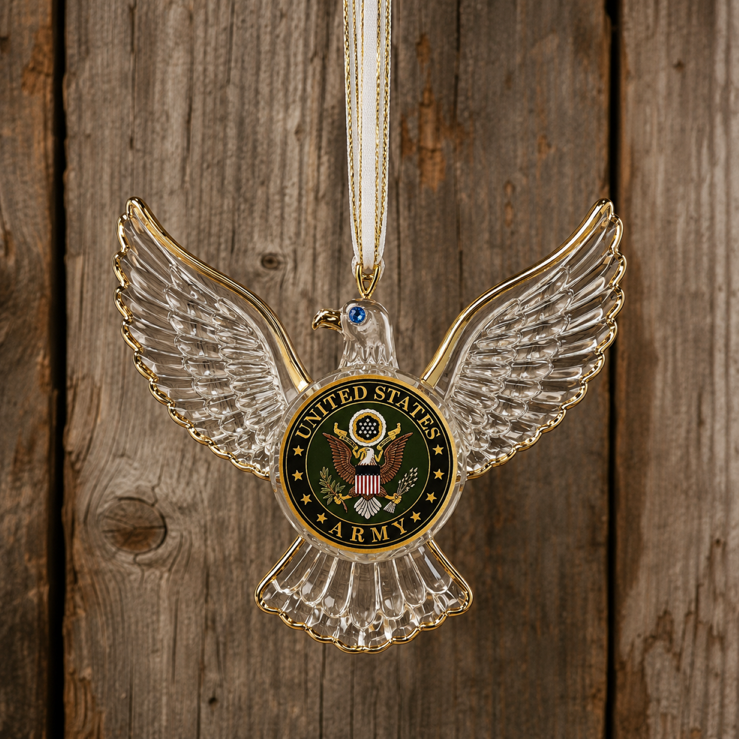 U.S. Army Eagle Ornament | Official Licensed Military Christmas Decor for Soldiers