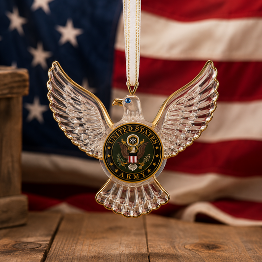 U.S. Army Eagle Ornament | Official Licensed Military Christmas Decor for Soldiers